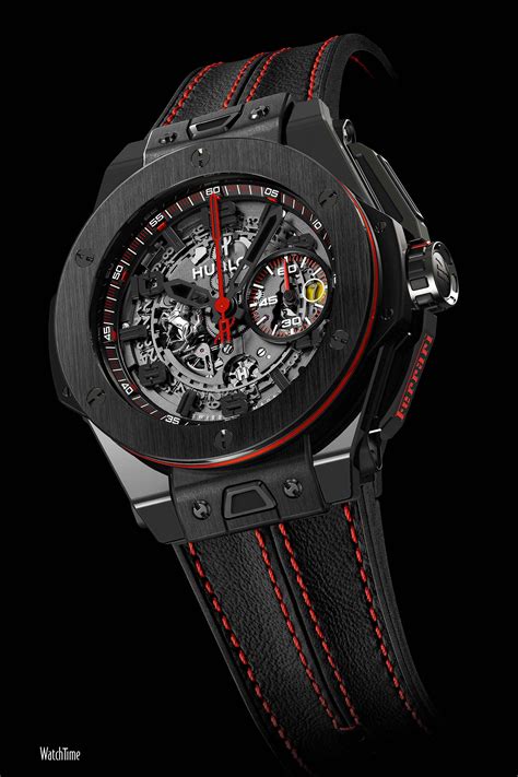 ferrari titanium carbon hublot